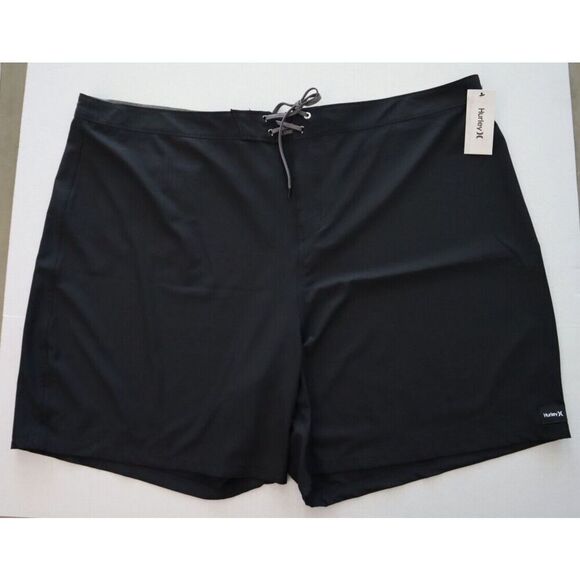 Hurley Men's Big & Tall Sz 52 Black Phantom One and Only 7" Boardshorts - Picture 1 of 7